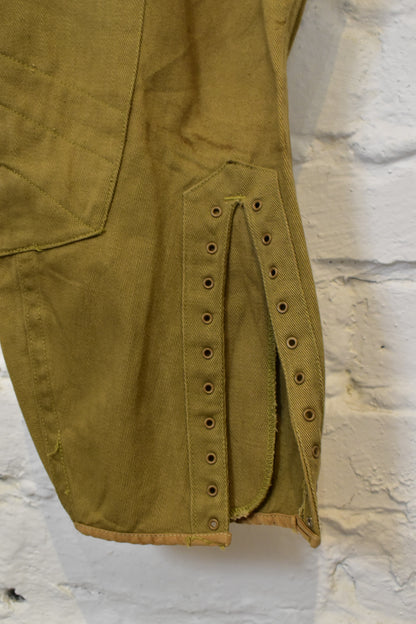 Vintage Olive Khaki Union Made Jodhpur Riding Pants