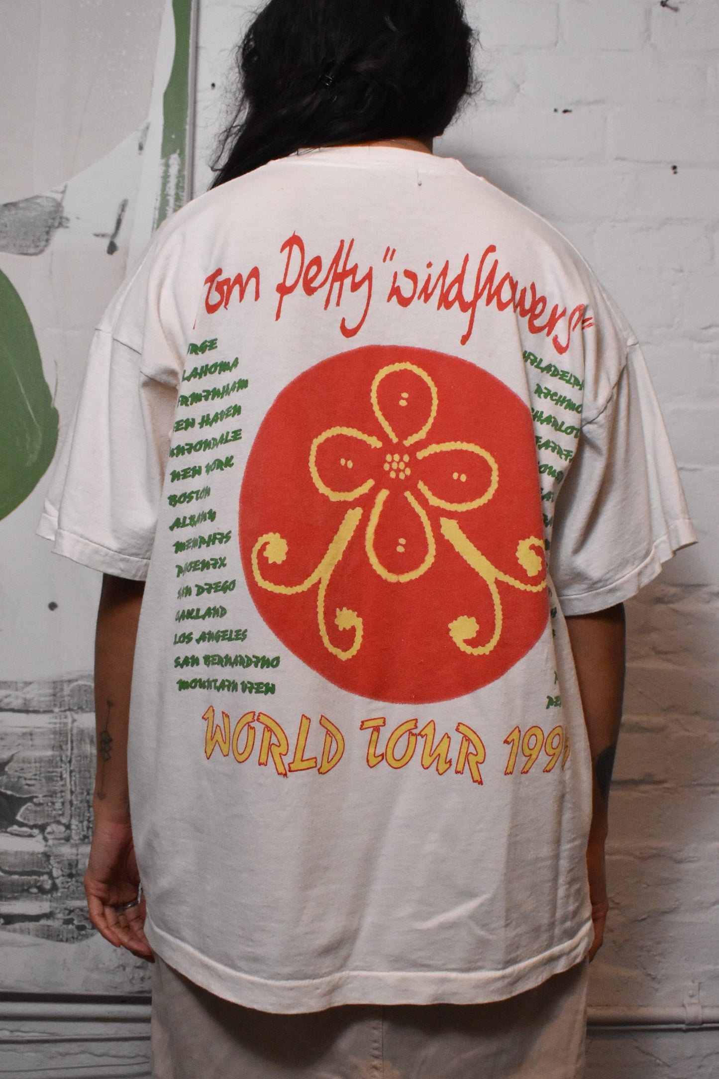 Vintage Rare 1995 "Tom Petty Wild Flowers Tour" T-shirt