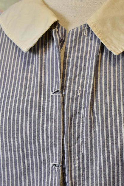 Vintage 1930s 1940s Pin Stripe Nursing Uniform