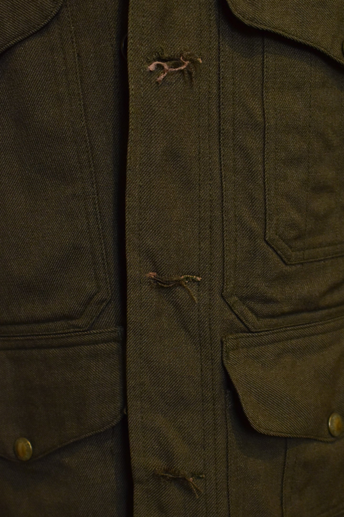 Vintage 1950s "Filson Garment" Wool Mackinaw Cruiser Jacket