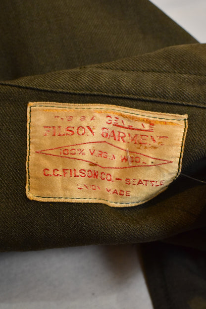 Vintage 1950s "Filson Garment" Wool Mackinaw Cruiser Jacket