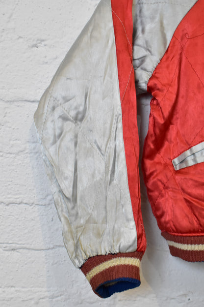 Vintage 1950s Thule Greenland Reversible Satin and Velvet Kids Souvenir Jacket