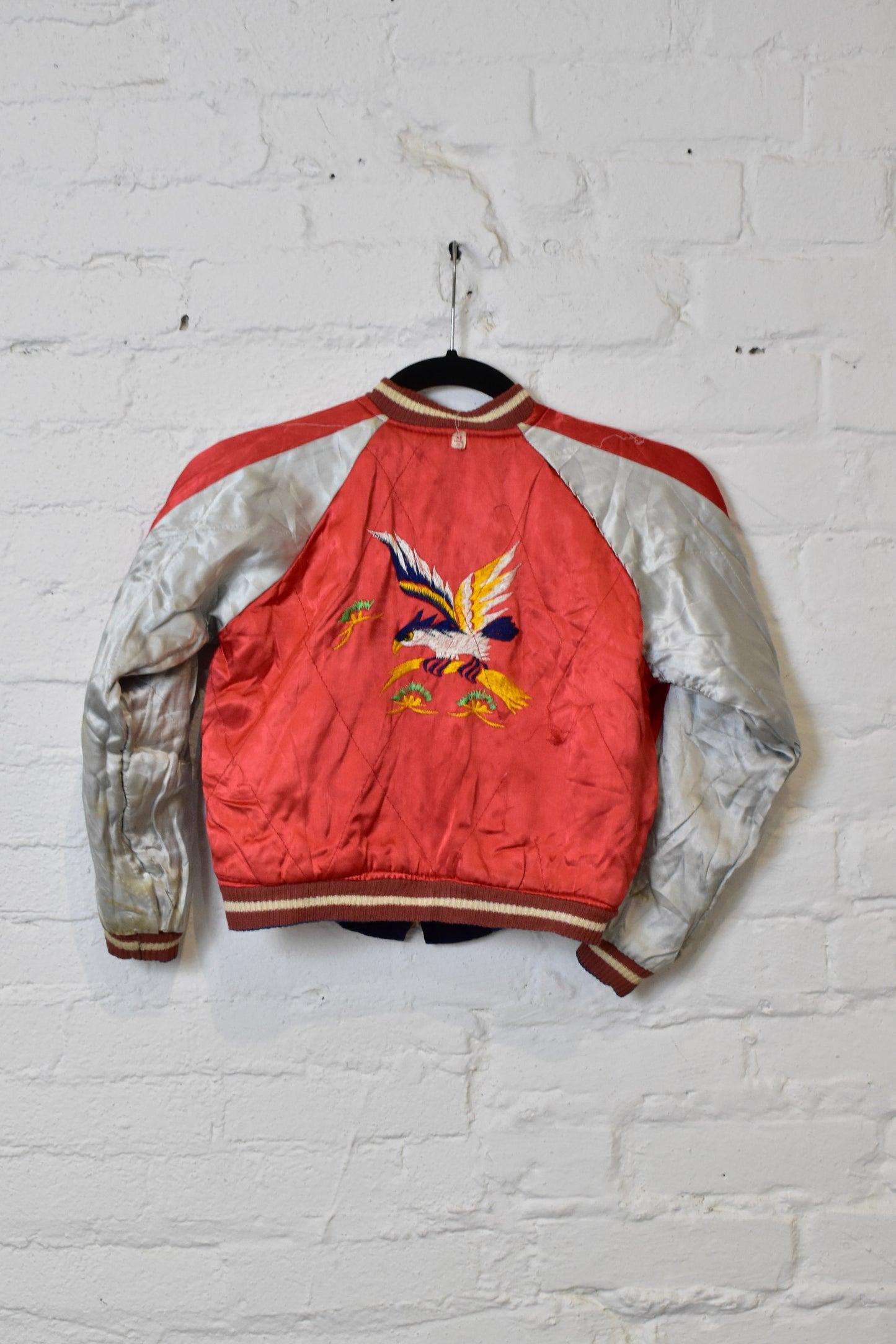 Vintage 1950s Thule Greenland Reversible Satin and Velvet Kids Souvenir Jacket