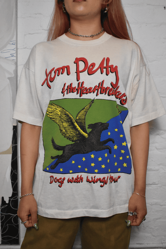 Vintage 1995 "Tom Petty & The Heart Breakers Dogs With Wings" Band Tour T-shirt