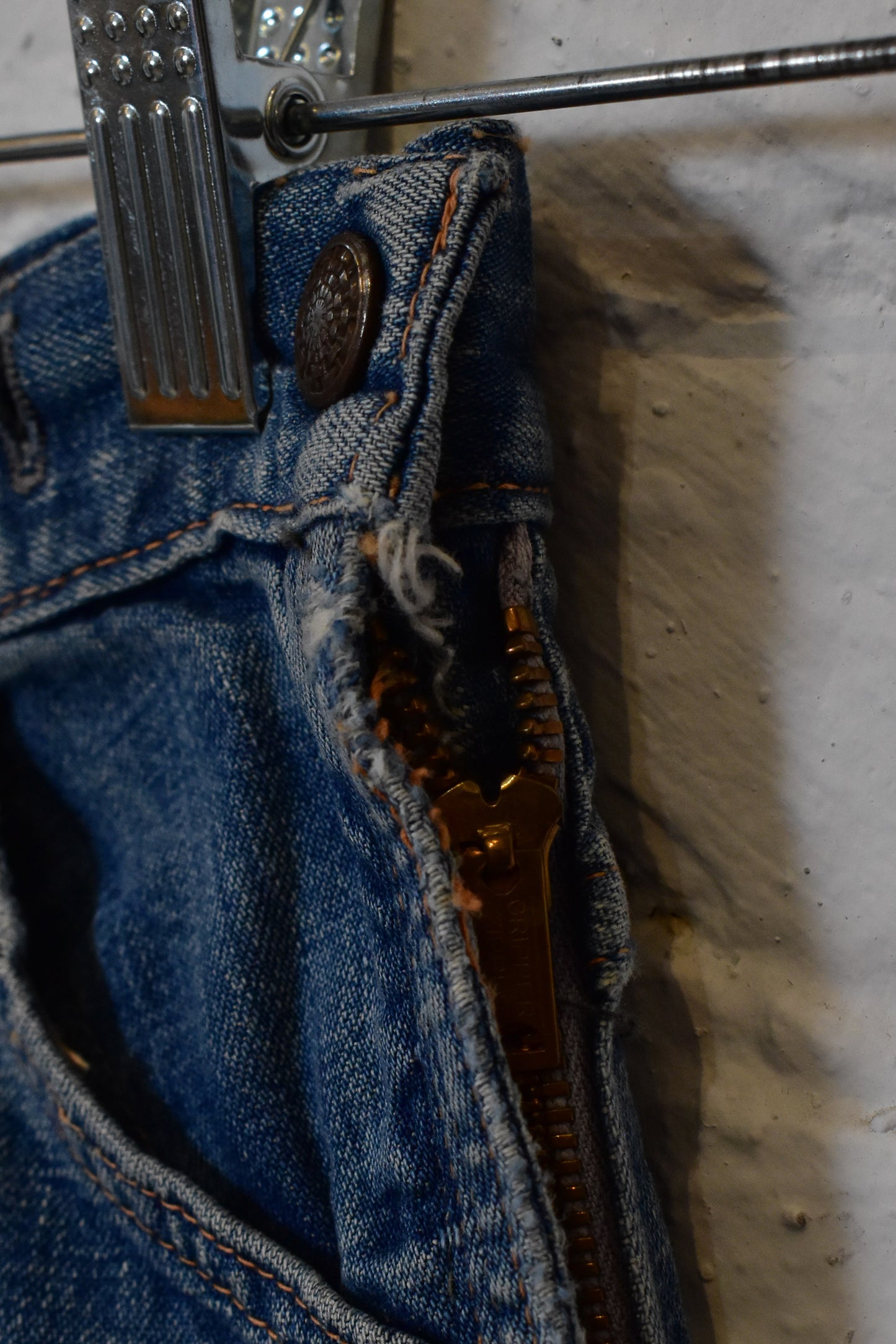 Vintage 1950s Side Zip Childrens Jeans