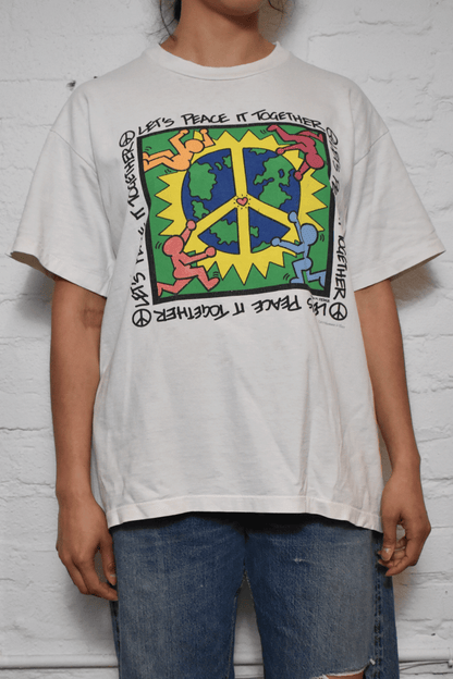 Vintage 1993 Let's Peace It Together T-shirt