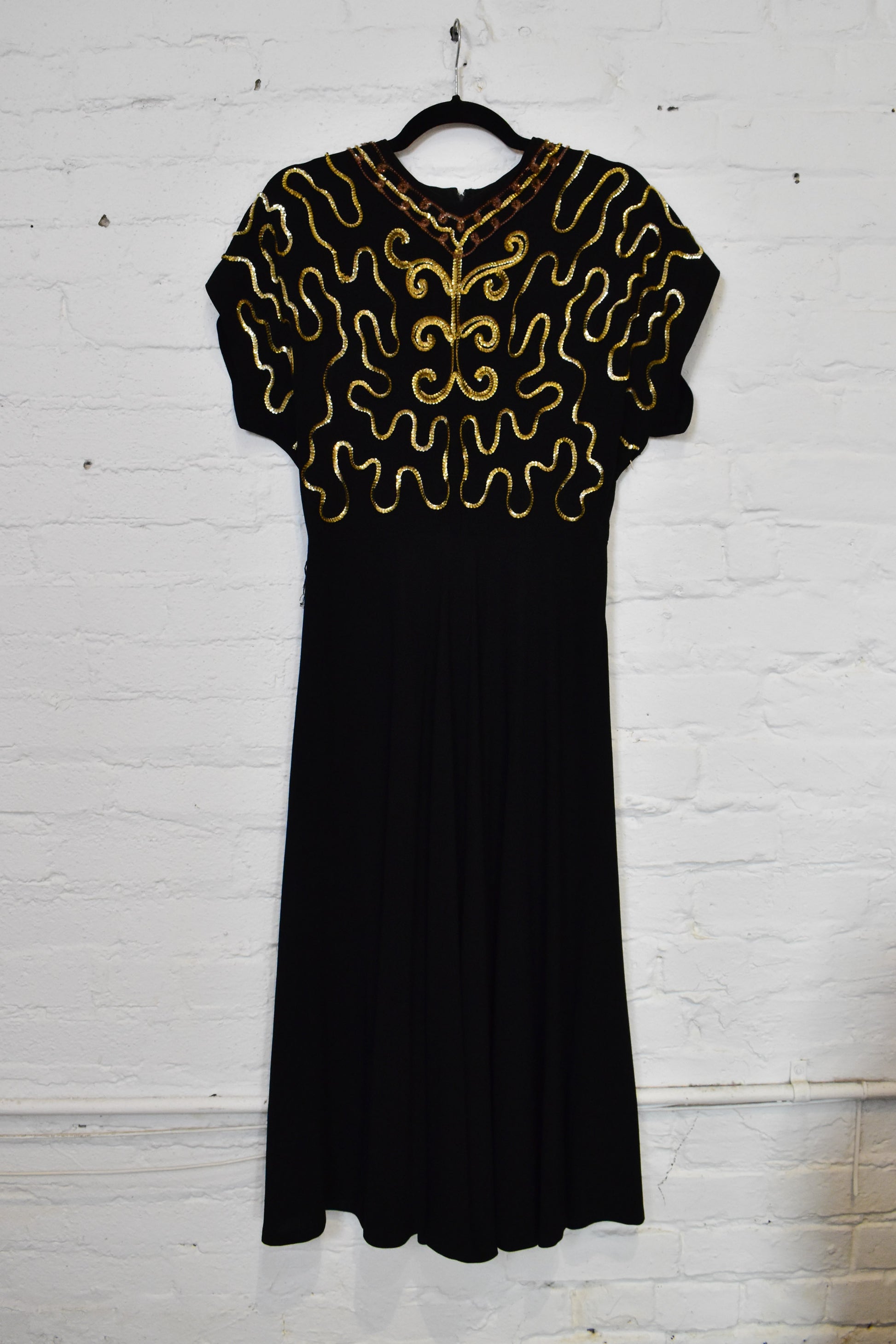 1940s sequin dress 1940s Sheer Sequin Gown Annie's Ibiza Online