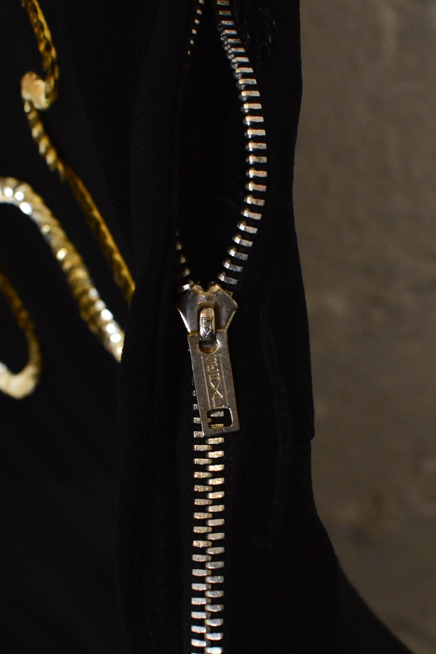 Vintage 1940s "Rose Creation" Gold Sequin Evening Party Dress