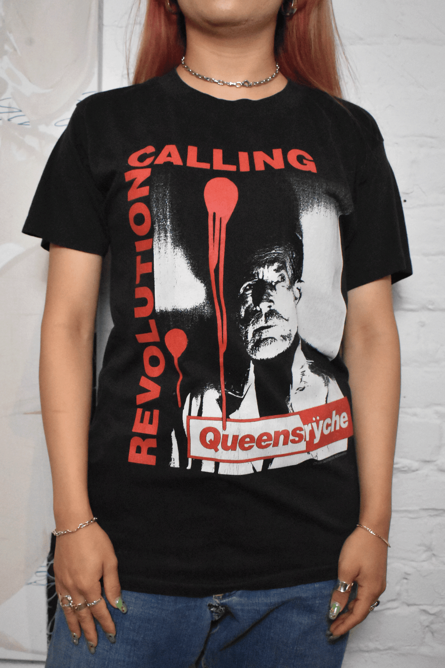 Vintage 1988 "Queensryche Revolution Calling" Concert T-shirt