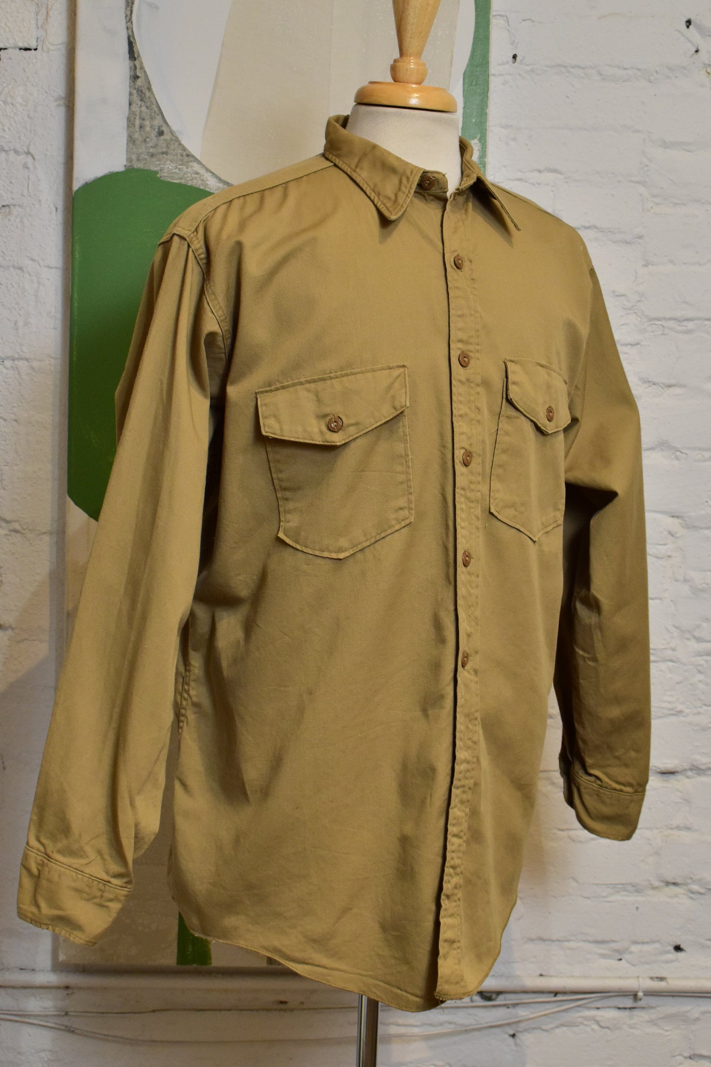 Vintage 1940s "Dickies" Cotton Work Shirt