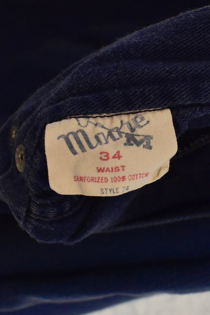 Vintage 1950 "Moore" Ladies Blue Gym Shorts