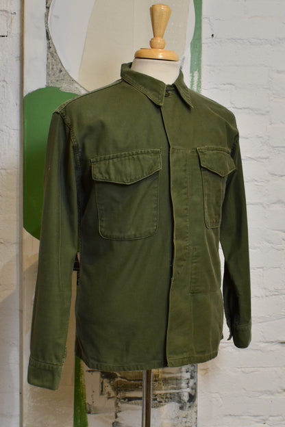 Vintage 1950s "USMC" Army Utility Shirt Jacket