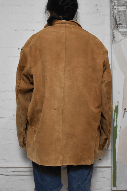 Vintage 1920's "Duxbak" Rainproof Camel Hunting Chore Jacket