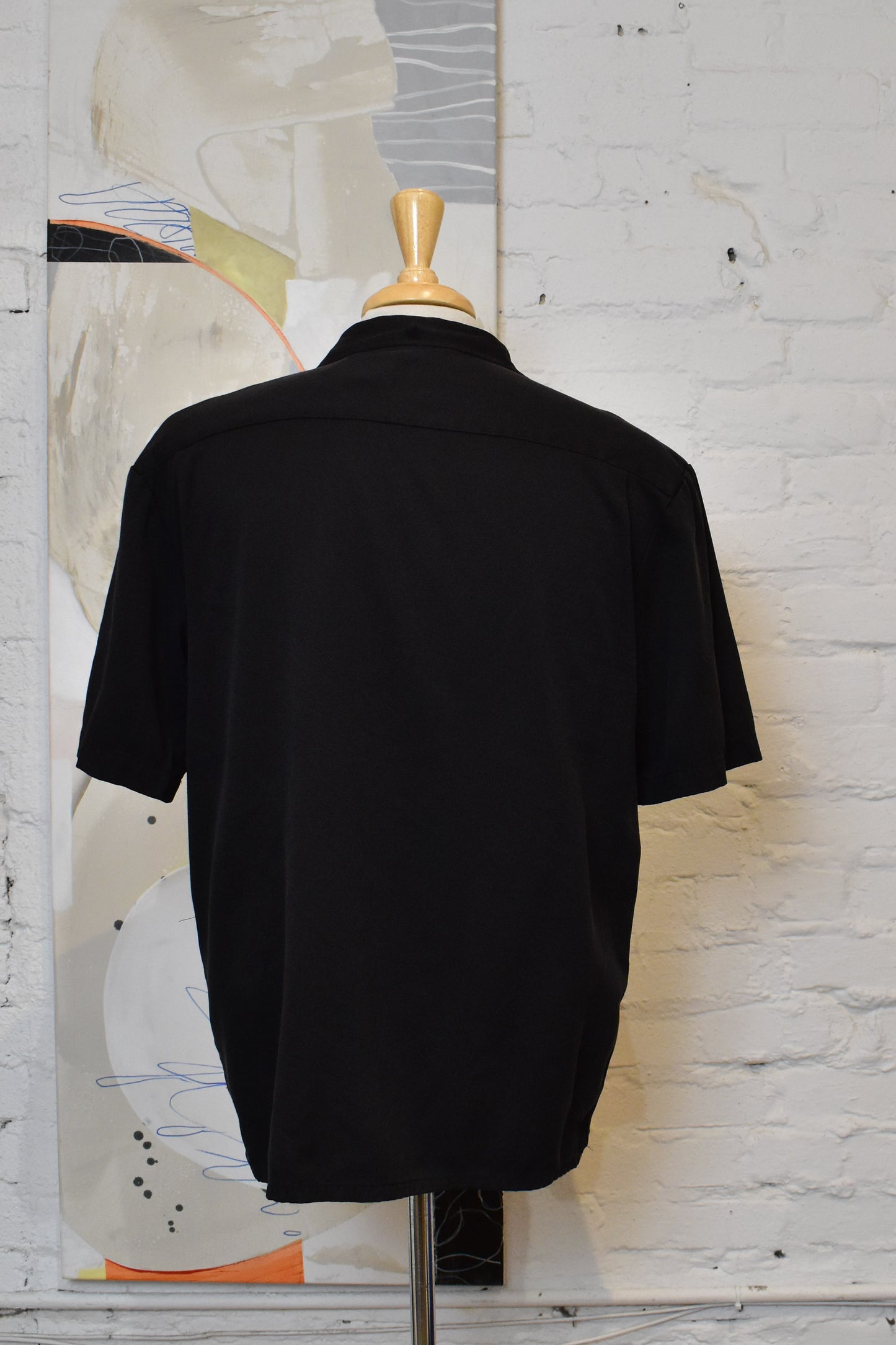 Vintage 1990s "DaVinci Charlie Sheen" Bowling Shirt