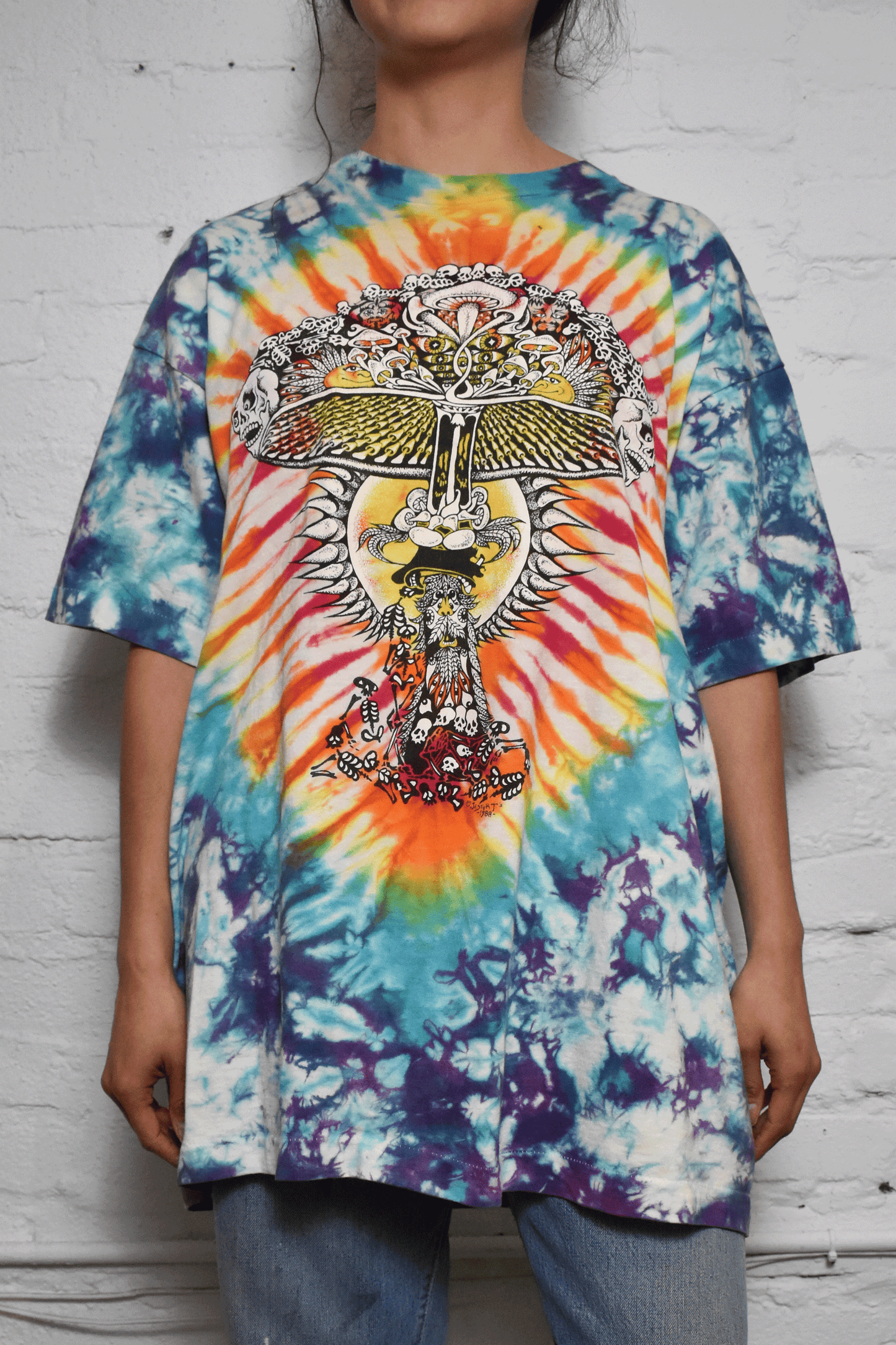 Vintage 1988 Jestert Tye Dye Grateful Dead T-shirt