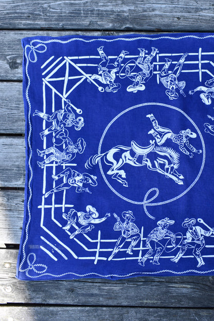 Vintage Swagger Cowboy Handkerchief Bandana