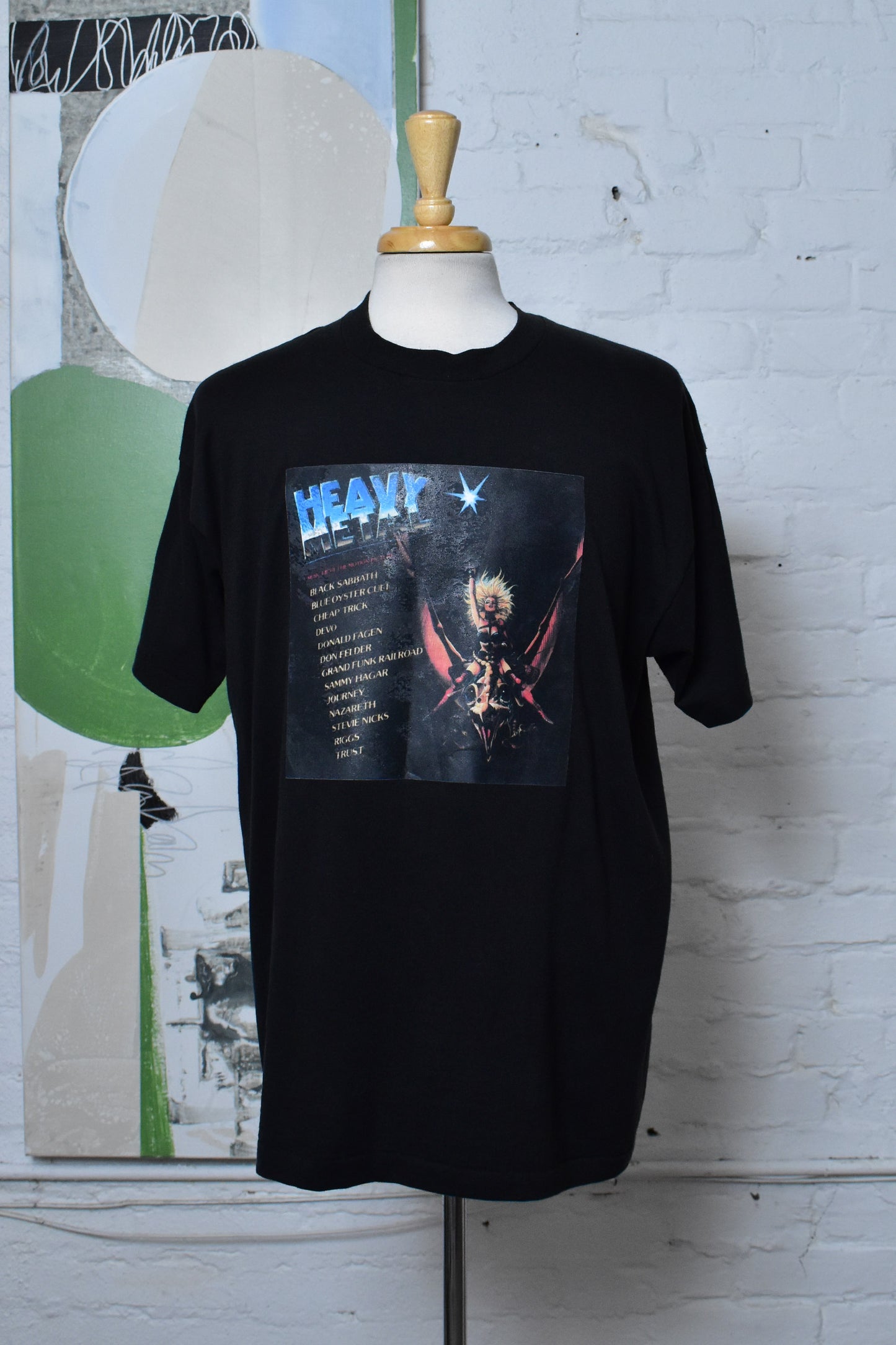 Vintage Heavy Metal Movie Black T-Shirt