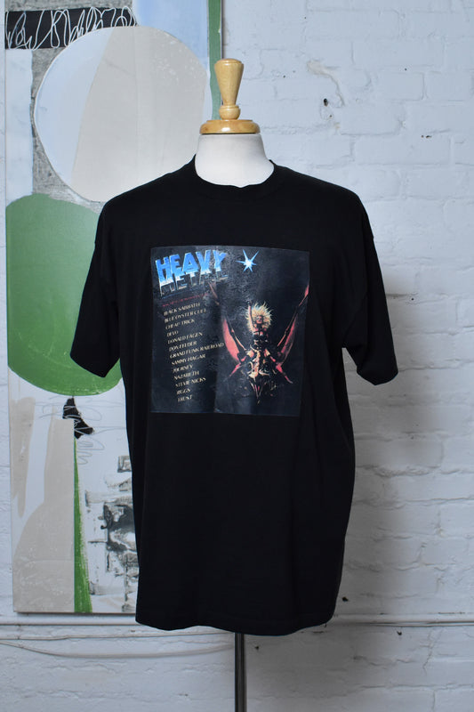 Vintage Heavy Metal Movie Black T-Shirt