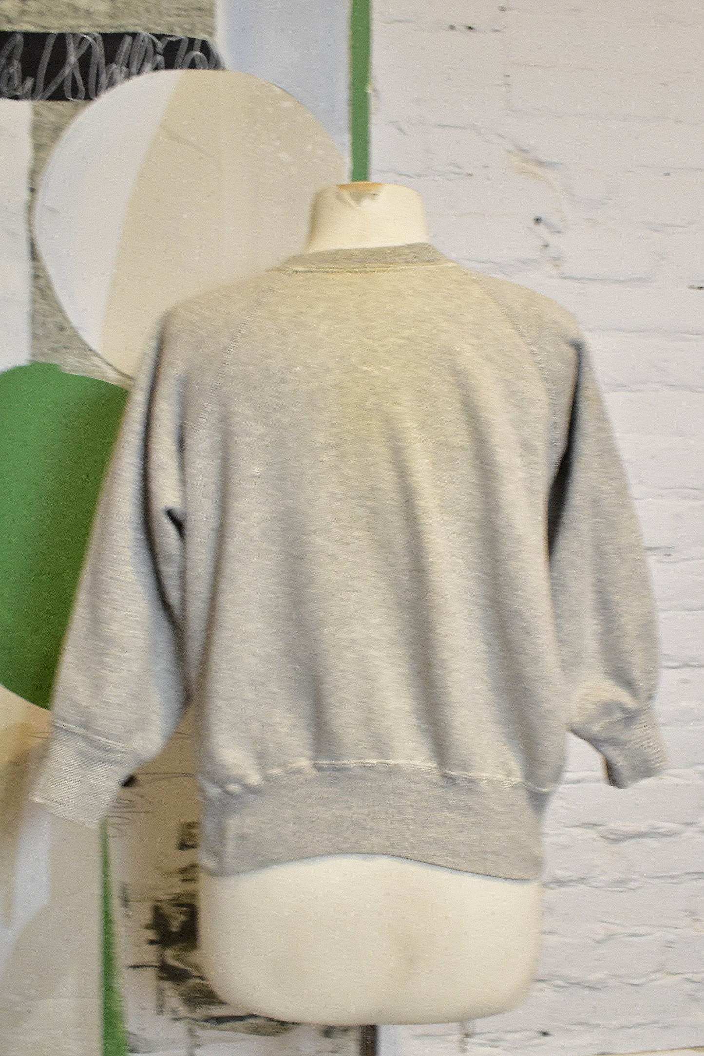 Vintage 1950s Grey Raglan Sweatshirt