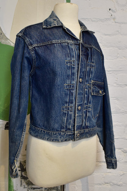 Vintage 1950s "Penney's Foremost" Selvedge Denim Trucker Jacket