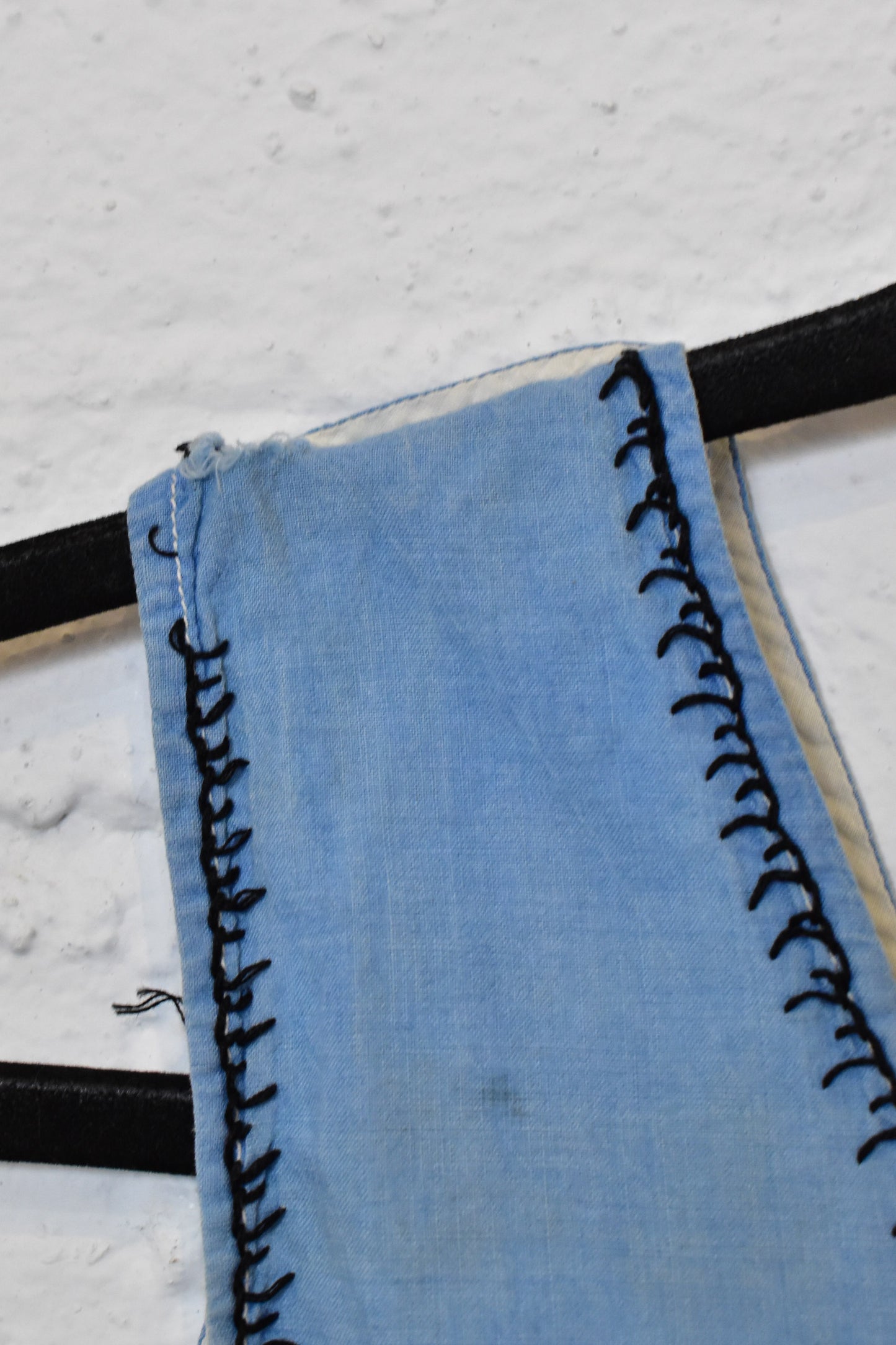 Vintage Antique 1910s 1920s Chambray Kids Playsuit