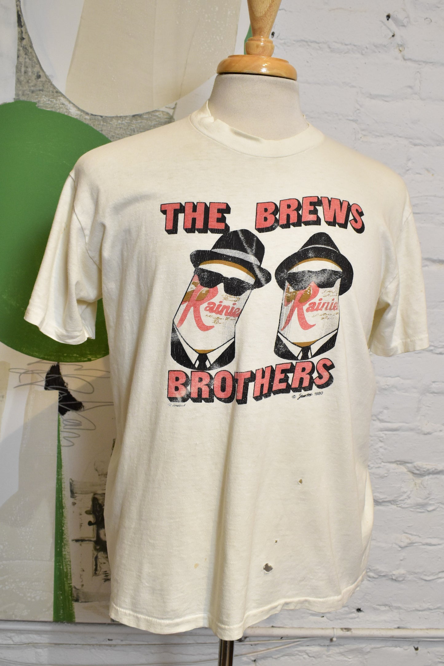 Vintage 1980s "Rainier The Brew Brothers" T-shirt