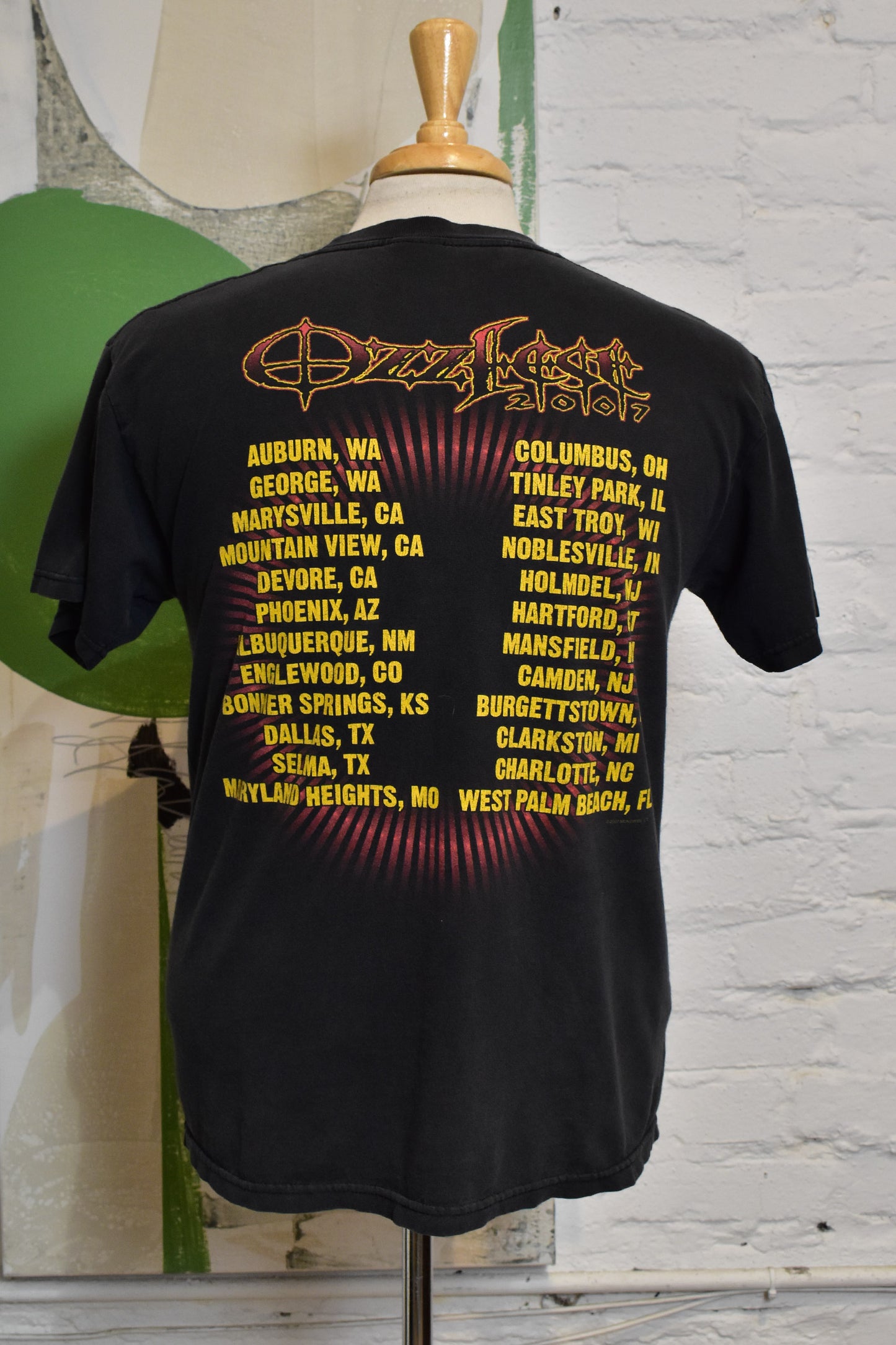 Vintage 2007 Ozz Fest Tour T-shirt