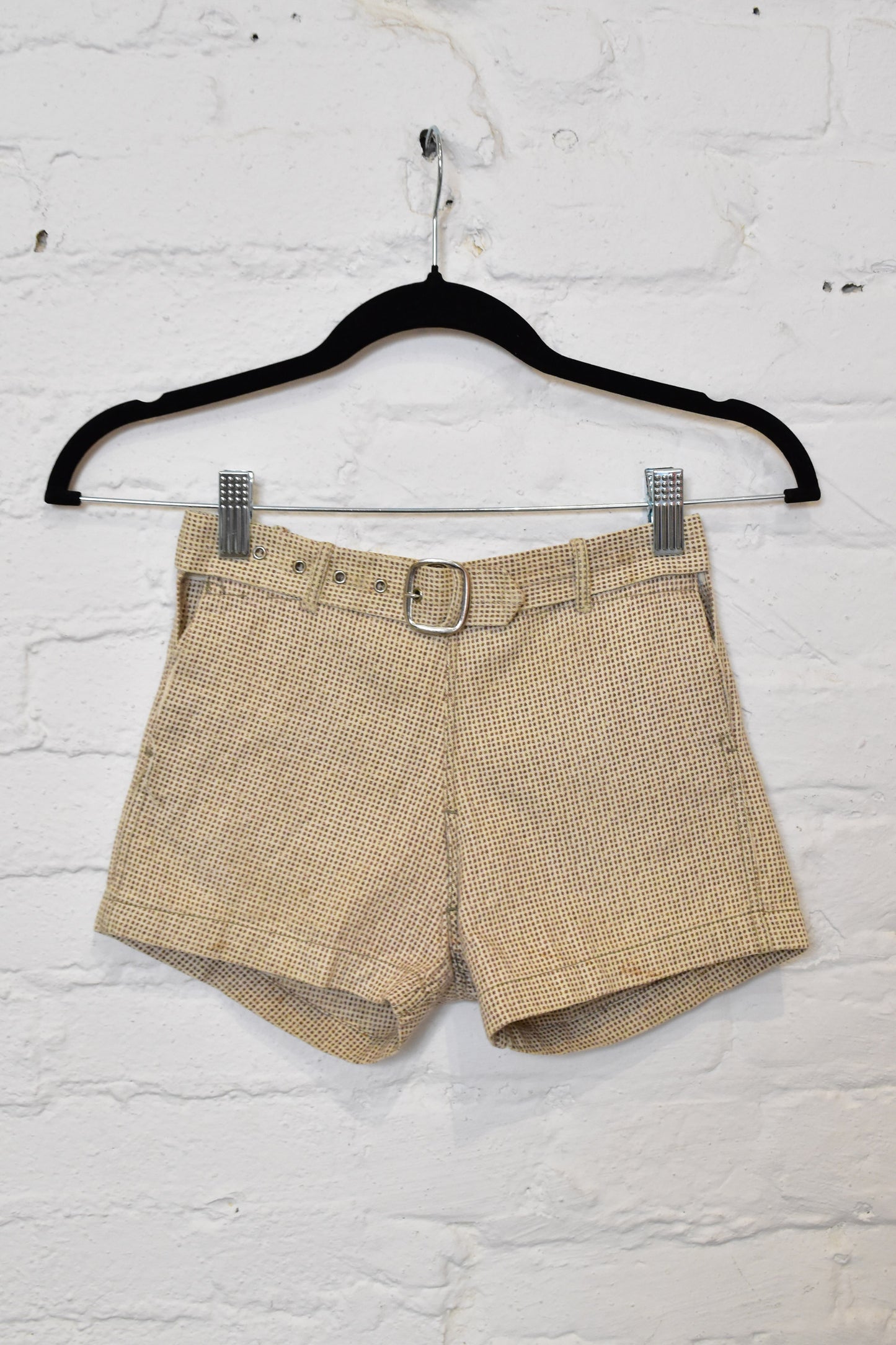 Vintage 1950s Belted High Waist Shorts