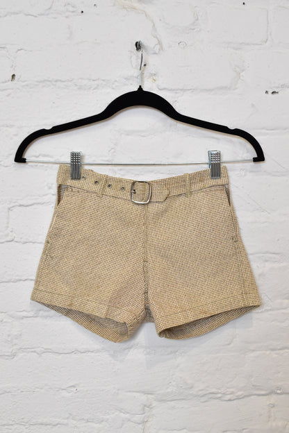 Vintage 1950s Belted High Waist Shorts