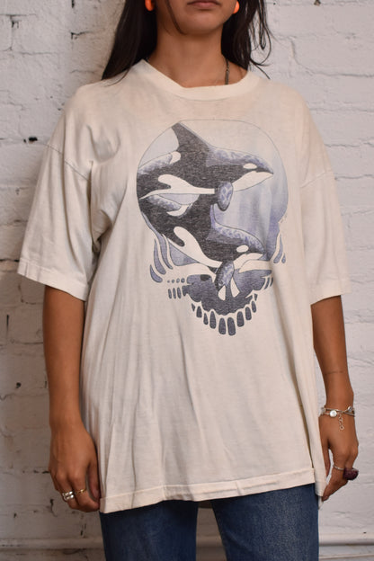 Vintage 1992 Grateful Dead Orca Print T-shirt