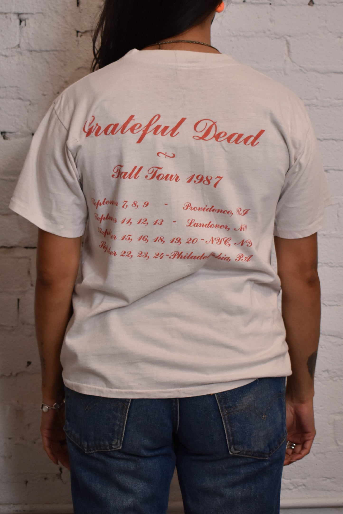 Vintage Rare 1970s Grateful Dead Fall Tour T-shirt