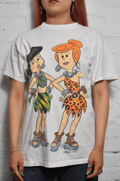 Vintage 1990s "The Flintstones" Betty & Wilma T-shirt