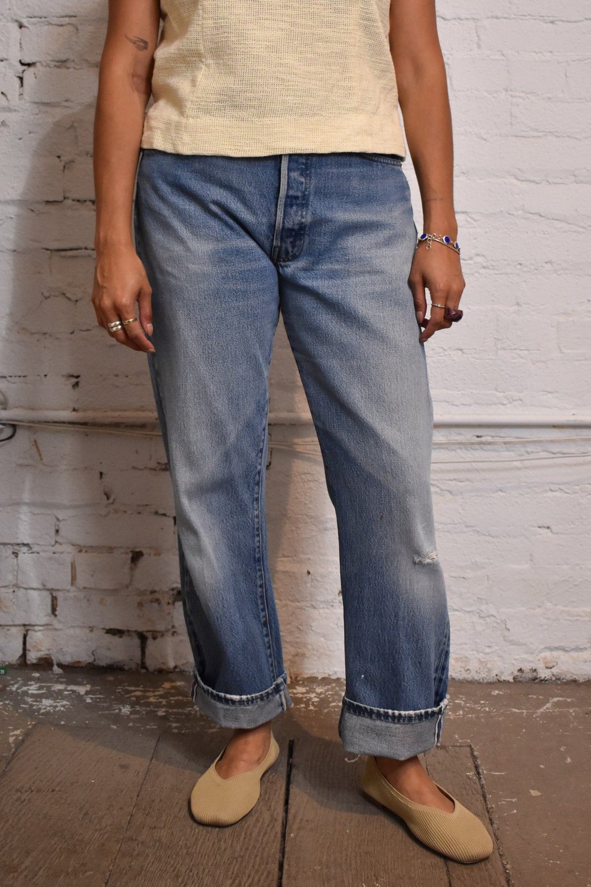 Jean Levi’s 501 Selvedge Redline Vintage – Taille 29, Années 1990, Neuf Non Lavé
