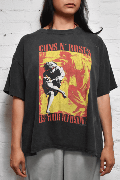 Vintage 1991 "Guns N' Roses Use Your Illusion I" Tour T-shirt