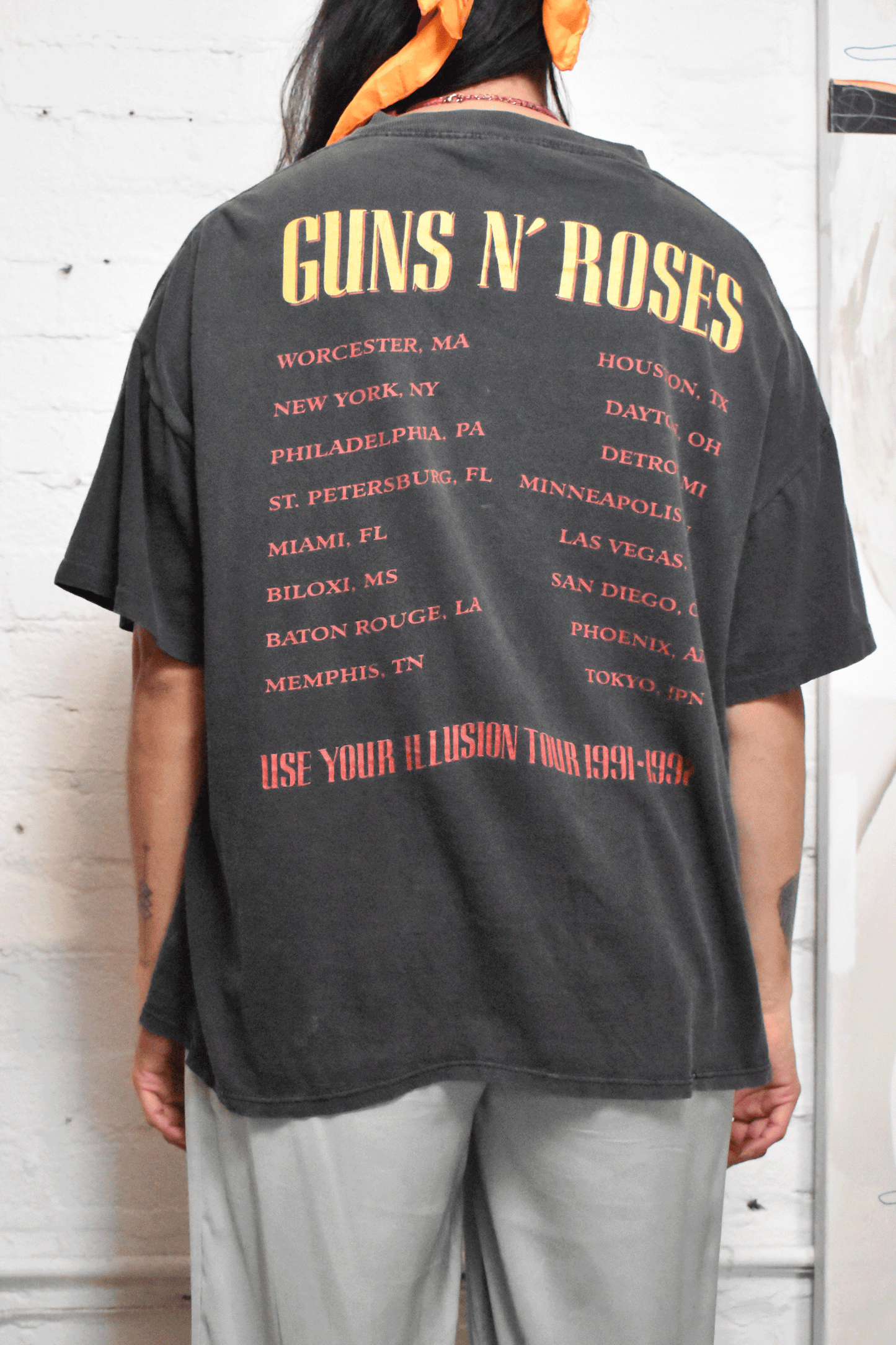 Vintage 1991 "Guns N' Roses Use Your Illusion I" Tour T-shirt