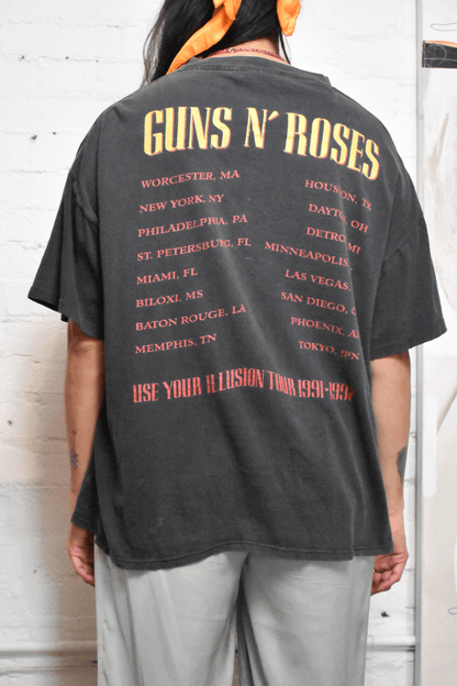 Vintage 1991 "Guns N' Roses Use Your Illusion I" Tour T-shirt