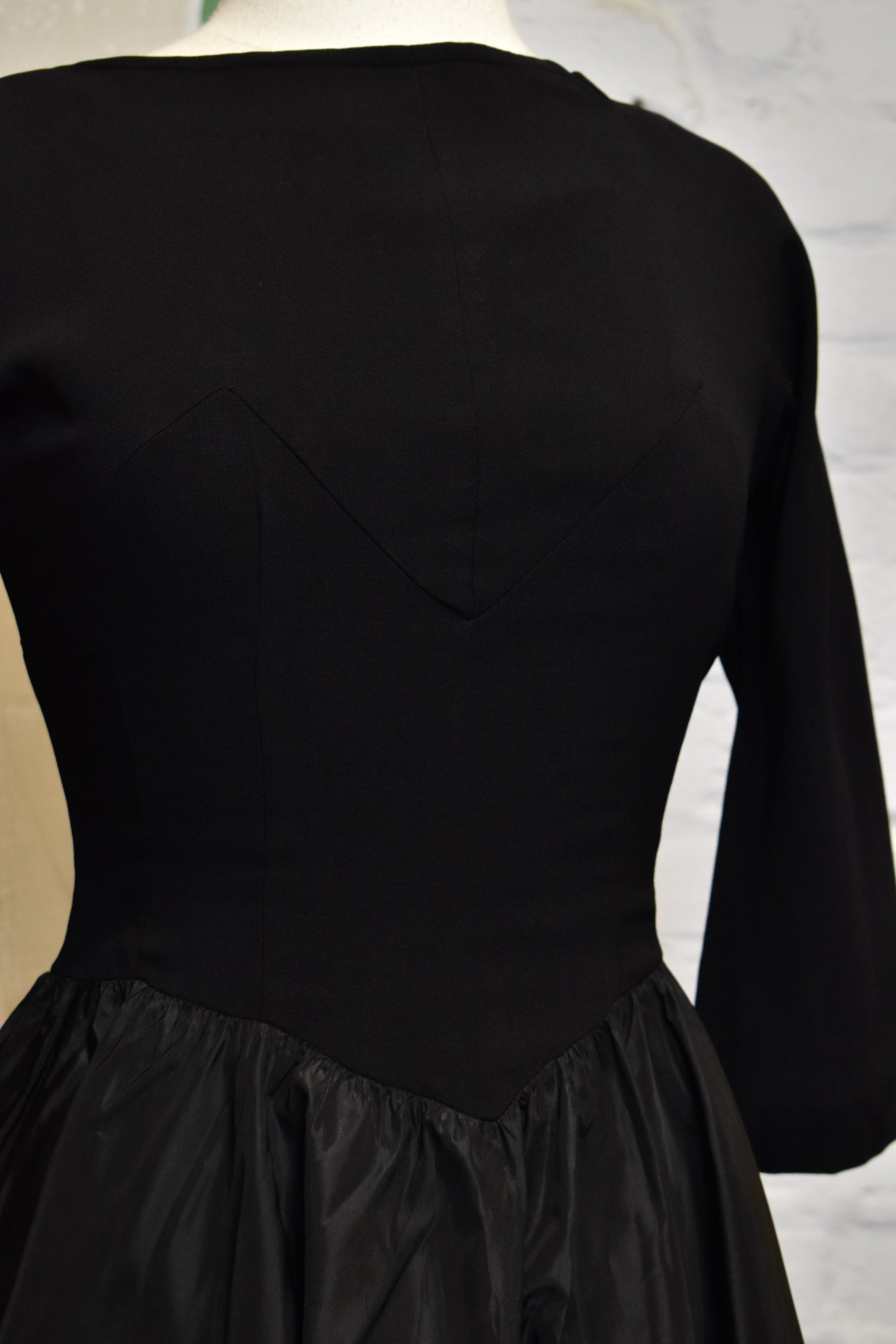 Vintage 1950s "Well-Made" Black Cocktail Dress The Only Vintage Vintage 1950s "Well-Made" Black Cocktail Dress The Only Vintage