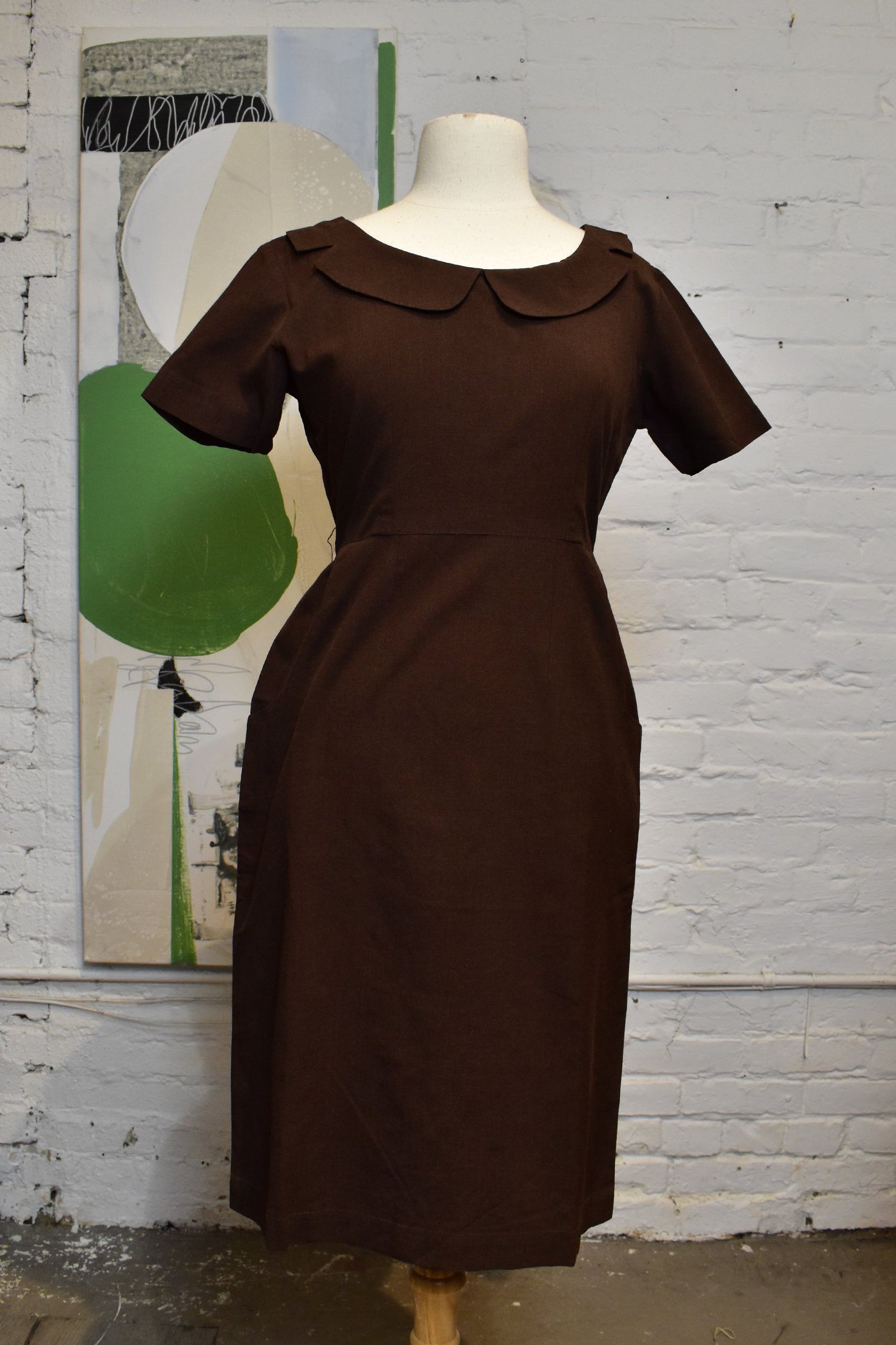 Vintage 1960's Brown Wiggle Dress – The Only Vintage