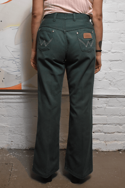 Vintage 1960s "Wrangler" Forest Green Pants