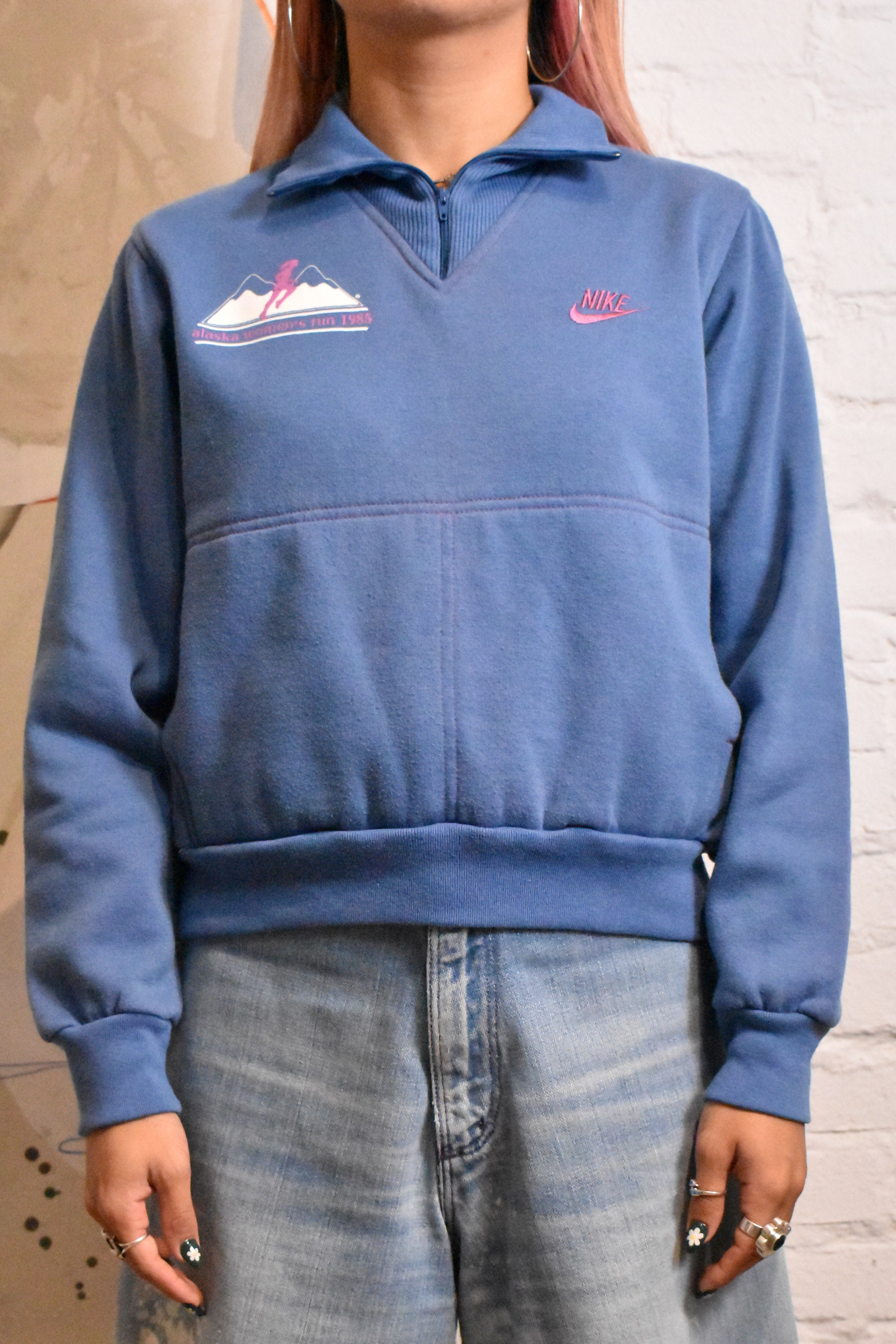 1980s nike sweatshirt top