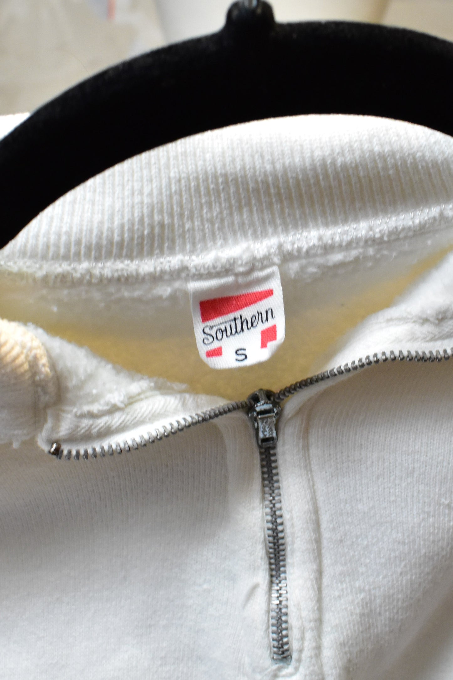 Vintage 50s 60s Washington State University Quarter Zip Sweatshirt