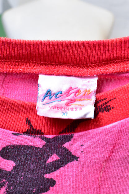 Vintage Santana Open The Door To The Millenium Tie Dye Band Tee