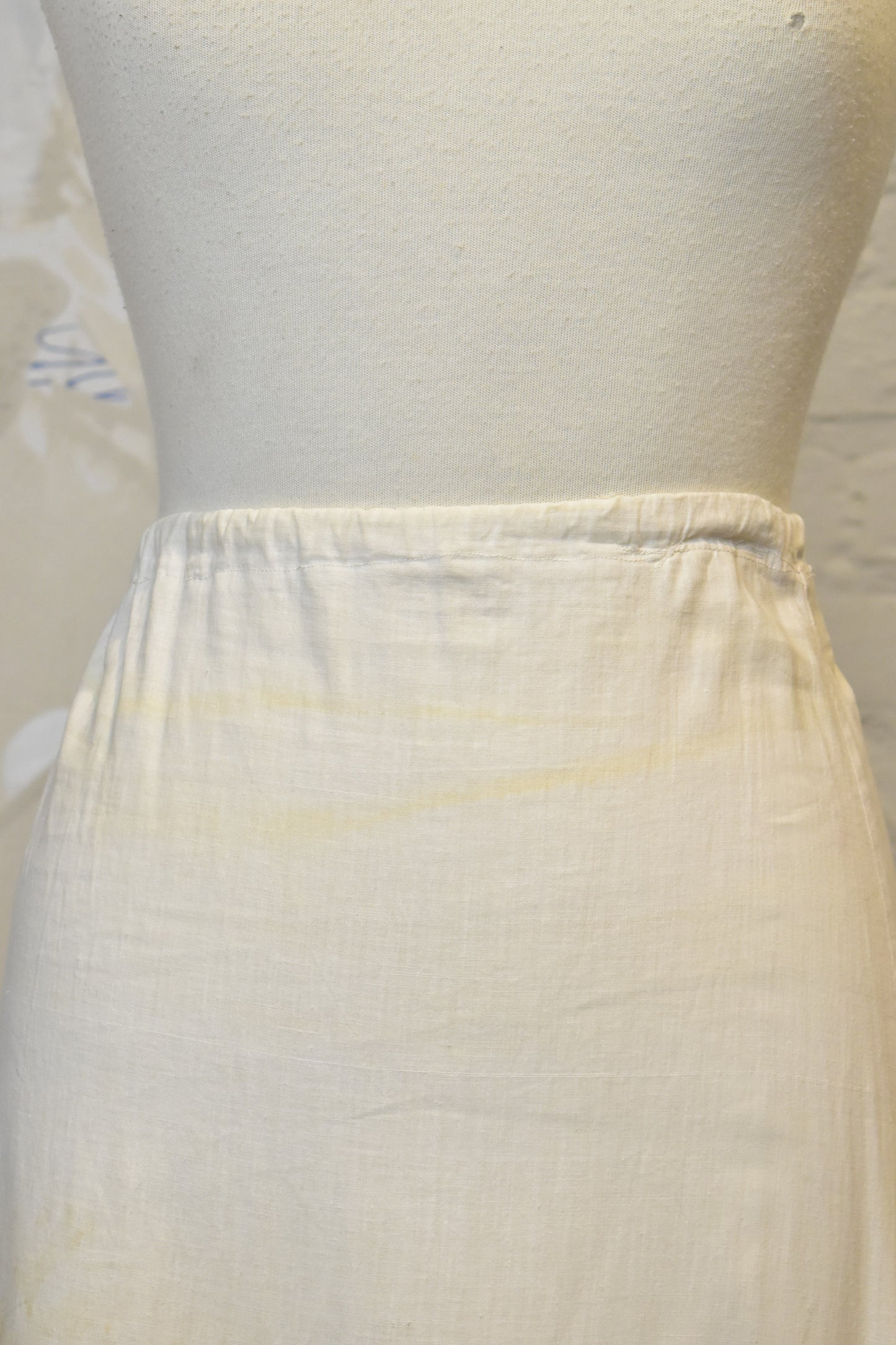 Antique White Cotton Eyelet Petticoat Skirt