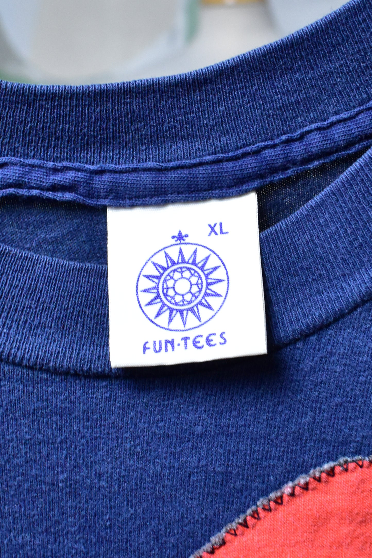 Vintage Fun-Tees Patchwork Snow White Dopey Dwarf Graphic T-Shirt