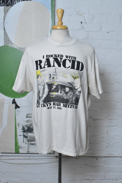 Vintage 1990s Rancid Bar Mitzvah Concert T-shirt