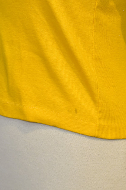 Vintage 1970s Joey Novelty "ME" Yellow Graphic Fitted BabyT-Shirt
