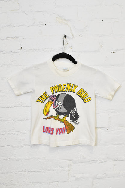 Vintage 1960s Towncraft Penneys The Phoenix Bird Loves You Kids Souvenir T-Shirt