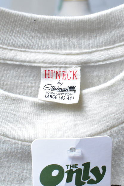 Vintage 1960s 1970s Keep On Bikin' Graphic Stedman Hi'Neck T-Shirt