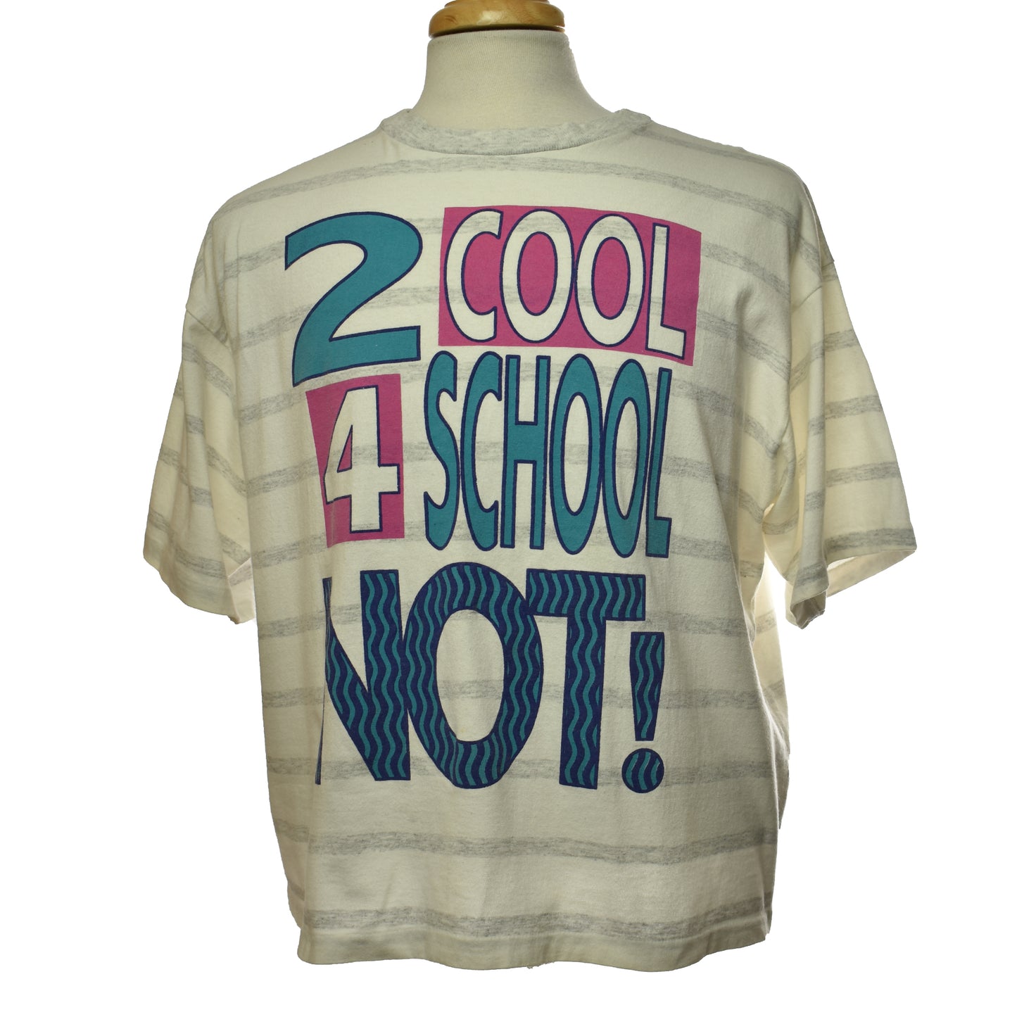 Vintage 80s 90s Ross International 2 Cool 4 School, NOT! T-shirt - Single Stitch - Made In USA