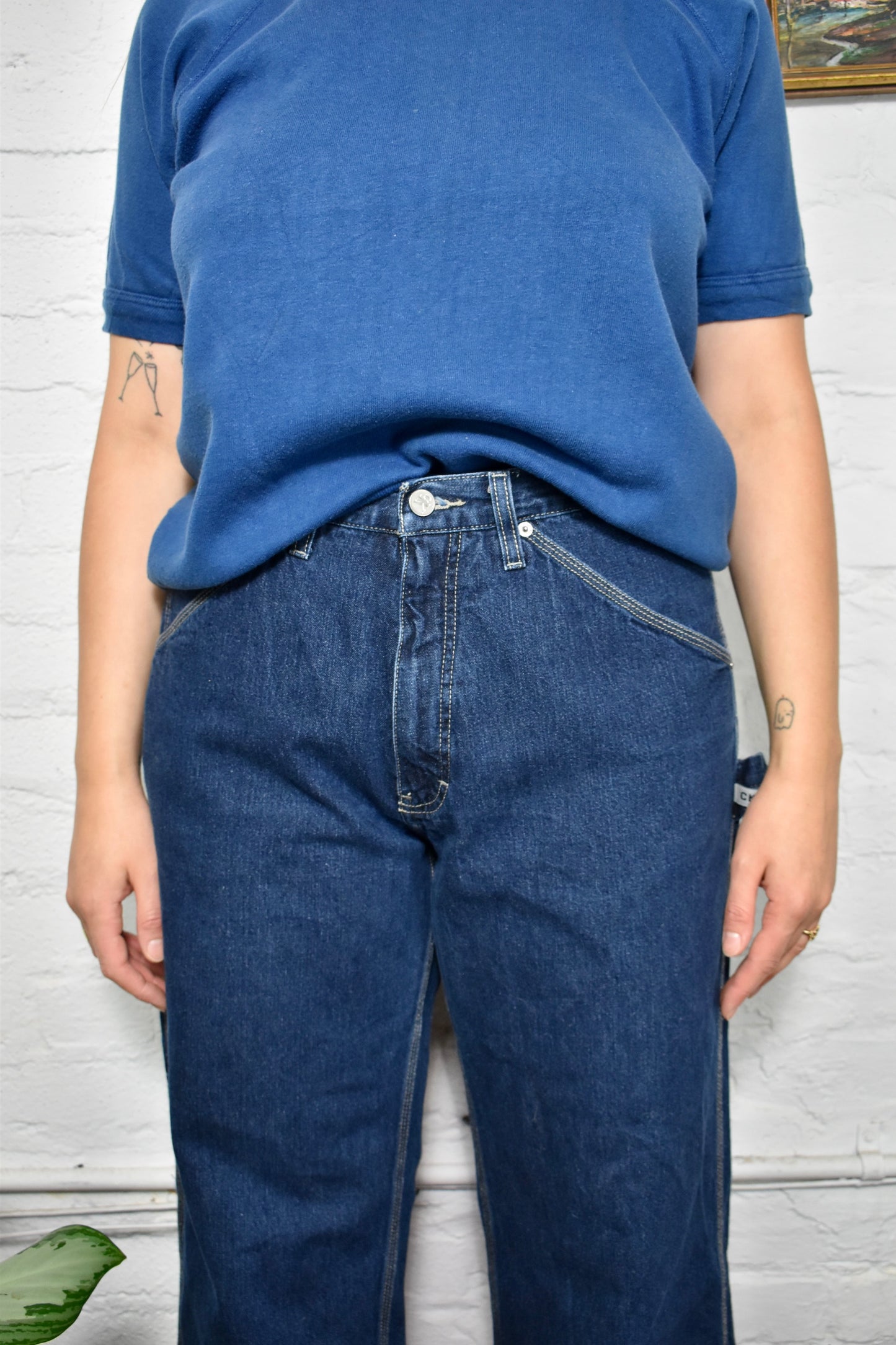 Vintage "Calvin Klein" Dark Wash Carpenter Jeans